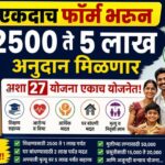 Maharashtra Construction Worker Schemes 2026 एकाच योजनेत मिळणार 2500 ते 5 लाख रुपये अनुदान